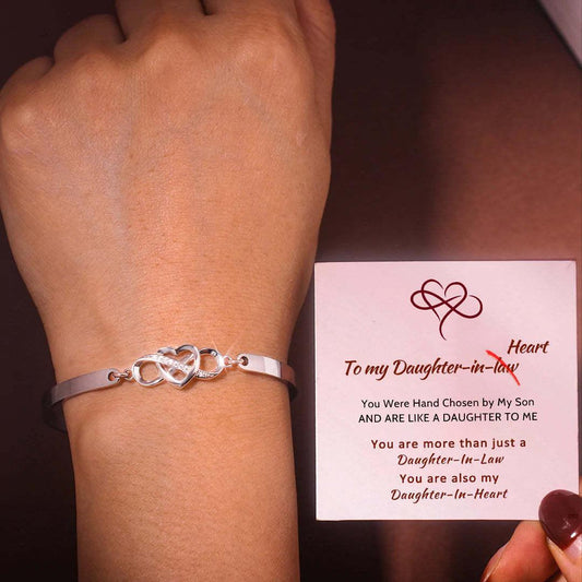 POUR MA FILLE ADOPTIVE - BRILLE TOUJOURS COMME L'ÉTOILE LA PLUS BRILLANTE BRACELET INFINITY