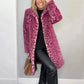 💕HOT SALE 💕Veste mi-longue à imprimé léopard pour femmes