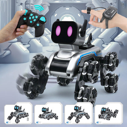 💥Hot Sale Offers🐶Chien robot acrobatique intelligent à huit roues🖤Escalade, transformation, détection de gestes