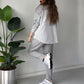 ✨2025 Nouveau Design✨Ensemble lounge 2 pièces en bloc de couleurs pour femme【Livraison gratuite】