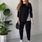 ✨2025 Nouveau Design✨Ensemble lounge 2 pièces en bloc de couleurs pour femme【Livraison gratuite】