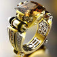 💍Bague Vintage Large Bandeau en Zirconium Robuste💍