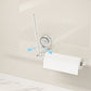 Support de Rouleau de Papier Toilette Multifonction à Ventouse sous Vide