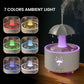 🌈💧Humidificateur d’Aromathérapie à Goutte d’Eau Rotative aux 7 Couleurs💧🌈Spectacle de Lumières Colorées Brume Aromatique Créant une Atmosphère de Rêve à Domicile