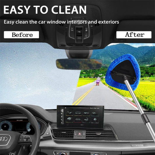 Kit de nettoyage pour pare-brise de voiture – Extensible et rotatif à 180°. À saisir !