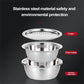 Ensemble de bols multifonctionnels 3 en 1 en acier inoxydable de qualité alimentaire