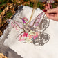 Décoration de fenêtre suspendue en acrylique représentant un colibri