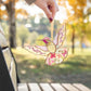 Décoration de fenêtre suspendue en acrylique représentant un colibri