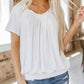 🔥Vente directe d'usine🔥T-shirt décontracté extensible à col en V pour femme
