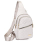 🔥 40 % DE RÉDUCTION ! 🛍️🎒Poche poitrine métal légère – Pratique avec passage pour câble 🎒🎀