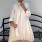 Lancement majeur🔥Ensemble robe sans manches et cardigan en dentelle pour femme