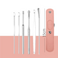 📢50 % de réduction limitée dans le temps📢Kit portable de 6 perce-oreilles en acier inoxydable - Outil à spirale pour les oreilles✨