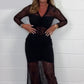 🔥Vente directe d'usine🔥Robe sexy en dentelle à col en V pour femme💃Élégant et adapté à diverses occasions