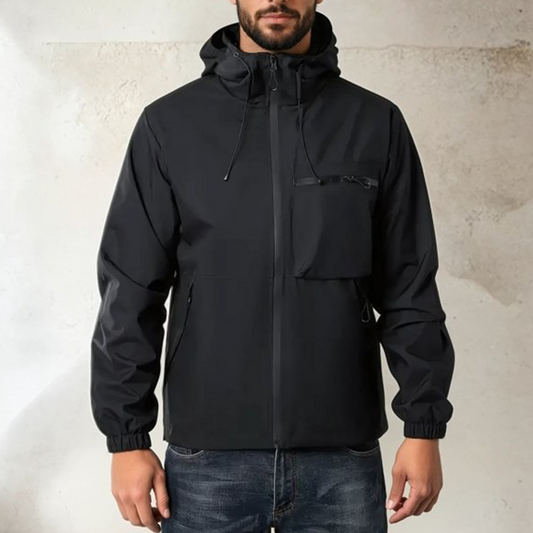 ⛰️ Prêt pour l’Extérieur | Veste Homme Multi-Poches Coupe-Vent⚡ Livraison gratuite