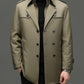 🔥 60% KORTING ! ✨ Mannen Lange Trenchcoat - Afneembare Voering, Winddicht en Waterafstotend, Klassiek en Praktisch 🧥Livraison gratuite🌂