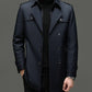 🔥 60% KORTING ! ✨ Mannen Lange Trenchcoat - Afneembare Voering, Winddicht en Waterafstotend, Klassiek en Praktisch 🧥Livraison gratuite🌂