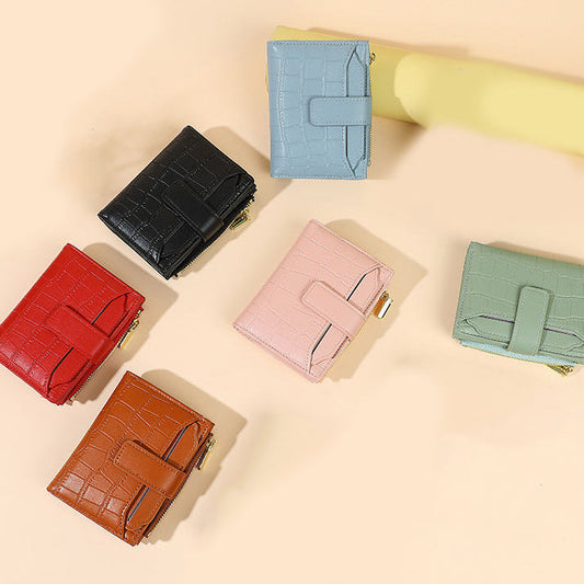🔥2025 Hot Sale🔥Portefeuille compact uni pour femme