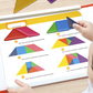 🌟Améliorer les capacités de réflexion des enfants - Ensemble de puzzles magnétiques Tangram pour enfants - 🎁Le meilleur cadeau