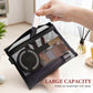 Trousse de Rangement pour Cosmétiques en Maille Portable