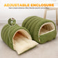 📢52% de réduction！！！ 🐶🐱Chaleur, confort douillet, niche en peluche pour animaux domestiques
