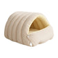 📢52% de réduction！！！ 🐶🐱Chaleur, confort douillet, niche en peluche pour animaux domestiques