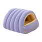 📢52% de réduction！！！ 🐶🐱Chaleur, confort douillet, niche en peluche pour animaux domestiques