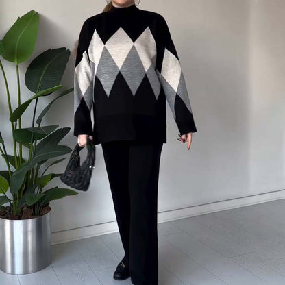 🔥Stock limité disponible 55 % de réduction 🔥Ensemble pull et pantalon – Restez au chaud, soyez superbe ! ✨