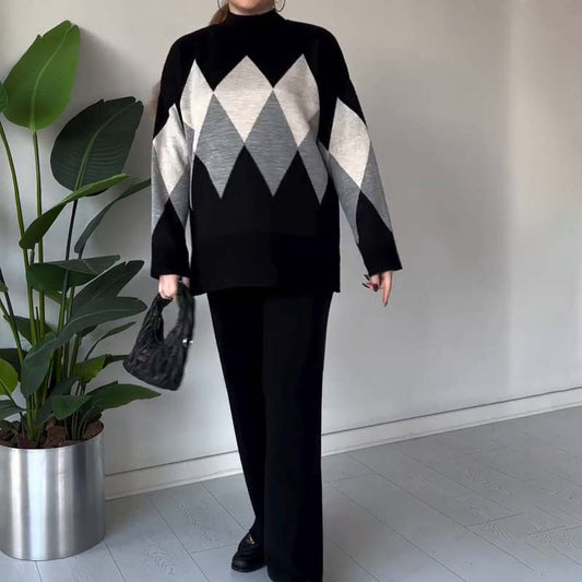🔥Stock limité disponible 55 % de réduction 🔥Ensemble pull et pantalon – Restez au chaud, soyez superbe ! ✨