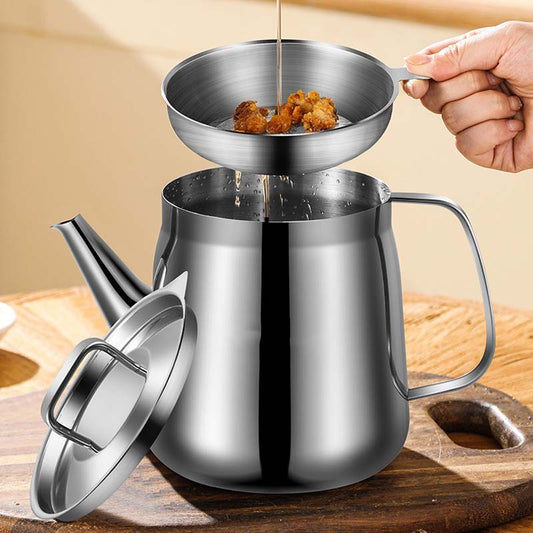 📢📢54 % DE RÉDUCTION🔥Pot de Filtre à Huile en Acier Inoxydable Durable