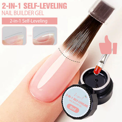 Gel de Construction Auto-égalisant 3-en-1 pour Ongles