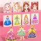 📢📢50% DE RÉDUCTION !!! ✨Ensemble de jeu d'habillage et de maquillage de princesse fantastique 3 en 1
