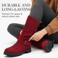 🍂 Élégance de Saison | Bottes Femme en Daim à Semelle Crantée⚡ Livraison gratuite