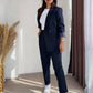 ⏳55 % de réduction pour une durée limitée⏰ Ensemble 2 pièces classique pour femme comprenant un blazer et un pantalon🧥👖