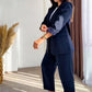 ⏳55 % de réduction pour une durée limitée⏰ Ensemble 2 pièces classique pour femme comprenant un blazer et un pantalon🧥👖