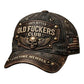 📢📢50% de réduction ! ⏳🧢 Casquette Vintage « Old Fuckers Club » – Denim Vieilli, Broderies Audacieuses & Ajustable pour un Style Révolté avec Humour !