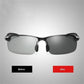 🕶️ 55 % DE RÉDUCTION ! ⏰ Lunettes de soleil photochromiques avec verres HD polarisés et anti-éblouissement – Monture sport sans contour – Idéales pour la conduite, la pêche, le vélo et les activités de plein air – Protection fiable par tous les temps