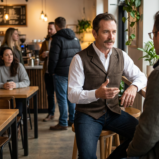 🔥Hot Sale Deals - Gilet décontracté pour homme, coupe ajustée et très élastique✈️ Achetez-en 2, livraison gratuite