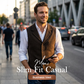 🔥Hot Sale Deals - Gilet décontracté pour homme, coupe ajustée et très élastique✈️ Achetez-en 2, livraison gratuite