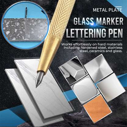 ⚡ Stylo de marquage en métal pour verre et plaques métalliques ⚡