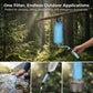 💧En solde ! Sac filtrant à eau portable | Système par gravité | Portable et rapide