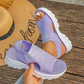 ⏳Promotion de dernière minute🔥🔥Sandales en maille respirante pour femme, avec semelles épaisses et soutien de la voûte plantaire