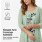 🏆Offre spéciale à durée limitée🔥Élégant ensemble 2 pièces composé d'une robe en mousseline et d'un cardigan pour femme🌸L'imprimé parfait🌸