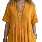 🎁 Vente chaude 58% de réduction 🔥 Robe décontractée pour femme, coupe ample, col en V et taille élastique.