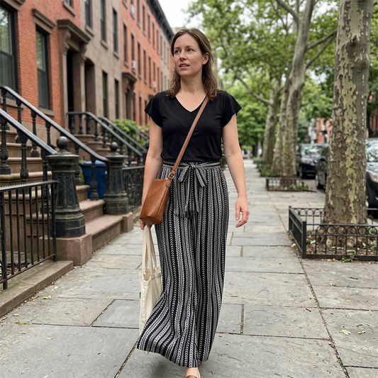 💖 Ensemble deux pièces élégant et confortable : haut imprimé et pantalon large 💖