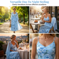 🌸👗Ensemble deux pièces élégant pour femme : robe à motifs floraux – Un style parfait et raffiné✨