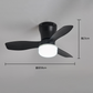 🌀59 % DE RÉDUCTION !!❄️Ventilateur de plafond avec éclairage Aerolux™ – LED silencieuse 2-en-1 avec télécommande 🌬️💡  Circulation d'air économe en énergie et éclairage à intensité variable pour les chambres, les salons et les vérandas 🏡✨