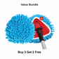 🧹Tête de rechange pour balai à franges Chenille Spin : des têtes au design unique qui transforment le balai à franges en plumeau à long manche, avec seau et manche équipés d'un filtre pour le nettoyage à sec✨