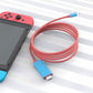 🎮 Réductions du dernier jour🔥 Câble Adaptateur USB-C vers HDMI – 2M – Charge PD 100W & Plug-and-Play for Nintendo Switch