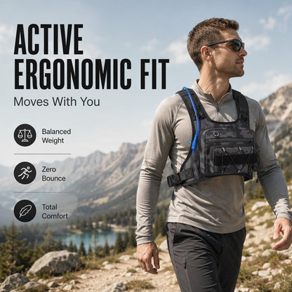 🏃 Conçu pour l’Aventure | Gilet d’Hydratation Homme 3 L Ultra-Pratique⚡ Livraison gratuite