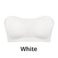 Soutien-gorge sans bretelles et sans armatures pour femmes, anti-dérapant avec fermeture croisée sur le côté